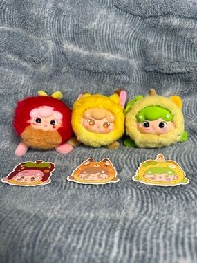 Set of 3 Authentic Baby Billie: Animal Dessert Shop Series!